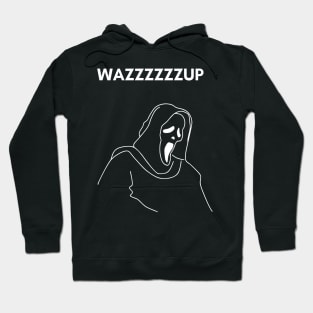 Wazzzup Scream Spooky Halloween Tee Hoodie